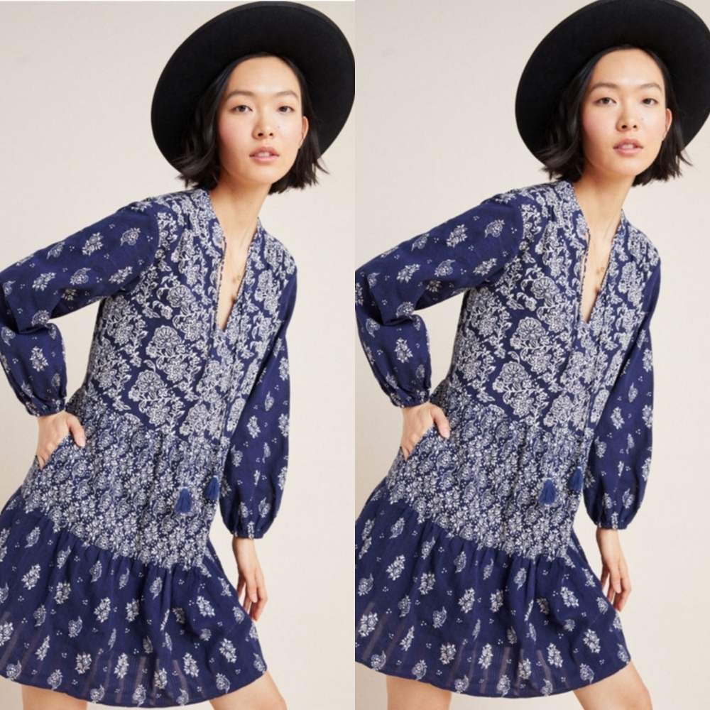 Anthropologie Maeve - Carlita Tiered Tunic
